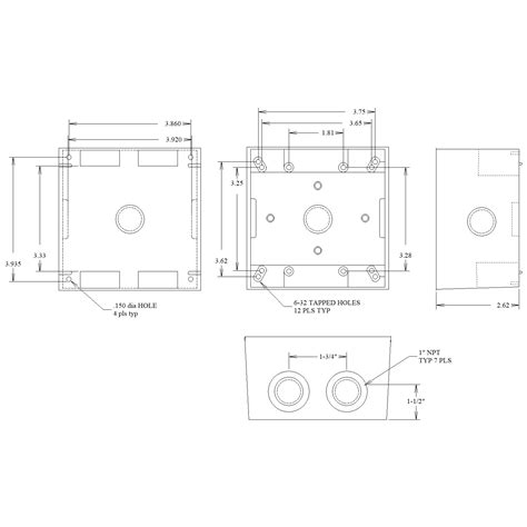 dimensions of a 2 gang electrical box|standard electrical box size chart.